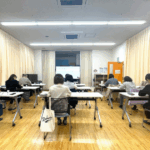 カリグラフィー教室の様子レッスンの様子